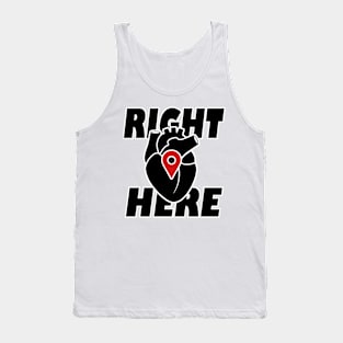 Heart location Tank Top